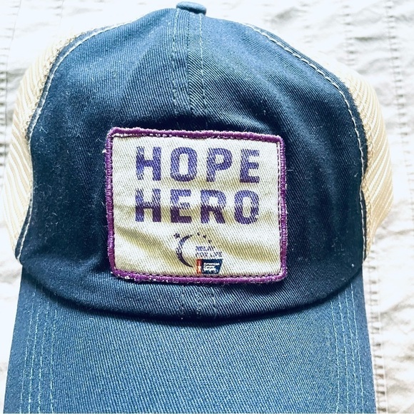 NWT RELAY FOR LIFE "HOPE HERO"  Mesh Back Baseball Cap - American Cancer Society - Picture 2 of 6